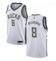 Youth Nike Milwaukee Bucks 8 Matthew Dellavedova Swingman White Home NBA Jersey Association Edition Youth Nike Milwaukee Bucks 8 Matthew Dellavedova Swingman White Home NBA Jersey Association Edition