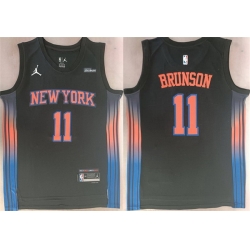 Men-27s-New-Yok-Knicks--2311-Jalen-Brunson-Black-2025-26-Statement-Edition-Stitched-Basketball-Jersey-390-99363