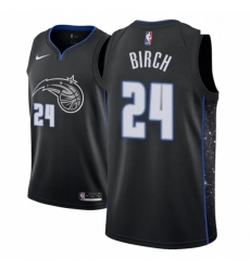 Men NBA 2018 19 Orlando Magic 24 Khem Birch City Edition Black Jersey 