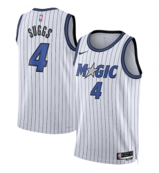 Men Orlando Magic 4 Jalen Suggs White 2025 Association Edition Stitched Basketball Jersey Men Orlando Magic 4 Jalen Suggs White 2025 Association Edition Stitched Basketball Jersey
