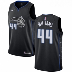 Womens Nike Orlando Magic 44 Jason Williams Swingman Black NBA Jersey City Edition