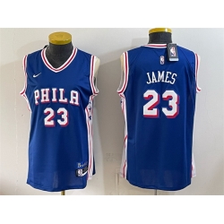 Women Philadelphia 76ers  LeBron James Royal 2026 Icon Edition Stitched Basketball Jersey Run Small 