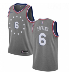 Womens Nike Philadelphia 76ers 6 Julius Erving Swingman Gray NBA Jersey City Edition Womens Nike Philadelphia 76ers 6 Julius Erving Swingman Gray NBA Jersey City Edition