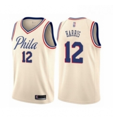 Womens Philadelphia 76ers 12 Tobias Harris Swingman Cream Basketball Jersey City Edition Womens Philadelphia 76ers 12 Tobias Harris Swingman Cream Basketball Jersey City Edition