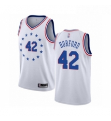 Womens Philadelphia 76ers 42 Al Horford White Swingman Jersey Earned Edition Womens Philadelphia 76ers 42 Al Horford White Swingman Jersey Earned Edition