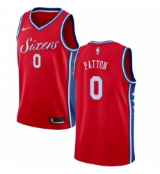 Youth Nike Philadelphia 76ers 0 Justin Patton Swingman Red NBA Jersey Statement Edition 