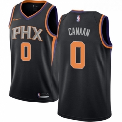 Womens Nike Phoenix Suns 0 Isaiah Canaan Swingman Black NBA Jersey Statement Edition 