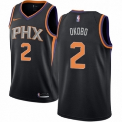 Womens Nike Phoenix Suns 2 Elie Okobo Authentic Black NBA Jersey Statement Edition 