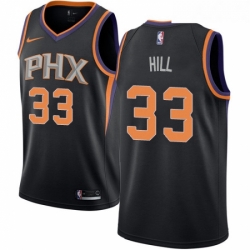 Womens Nike Phoenix Suns 33 Grant Hill Swingman Black Alternate NBA Jersey Statement Edition