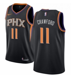 Youth Nike Phoenix Suns 11 Jamal Crawford Swingman Black NBA Jersey Statement Edition 