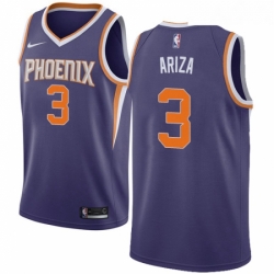 Youth Nike Phoenix Suns 3 Trevor Ariza Swingman Purple NBA Jersey Icon Edition 