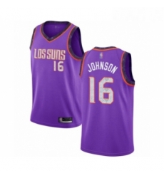 Youth Phoenix Suns 16 Tyler Johnson Swingman Purple Basketball Jersey 2018 19 City Edition 