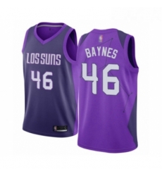 Youth Phoenix Suns 46 Aron Baynes Swingman Purple Basketball Jersey City Edition Youth Phoenix Suns 46 Aron Baynes Swingman Purple Basketball Jersey City Edition