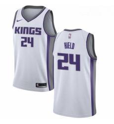 Youth Nike Sacramento Kings 24 Buddy Hield Authentic White NBA Jersey Association Edition Youth Nike Sacramento Kings 24 Buddy Hield Authentic White NBA Jersey Association Edition