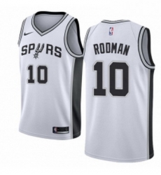 Womens Nike San Antonio Spurs 10 Dennis Rodman Swingman White Home NBA Jersey Association Edition Womens Nike San Antonio Spurs 10 Dennis Rodman Swingman White Home NBA Jersey Association Edition