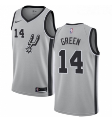 Womens Nike San Antonio Spurs 14 Danny Green Swingman Silver Alternate NBA Jersey Statement Edition Womens Nike San Antonio Spurs 14 Danny Green Swingman Silver Alternate NBA Jersey Statement Edition
