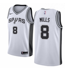 Womens Nike San Antonio Spurs 8 Patty Mills Swingman White Home NBA Jersey Association Edition Womens Nike San Antonio Spurs 8 Patty Mills Swingman White Home NBA Jersey Association Edition