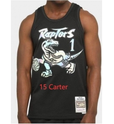 Men Toronto Raptors Vince Carter Black Mitchell Ness Jersey