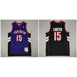 Raptors 15 Vince Carter Purple Black 1999 00 Hardwood Classics Jersey