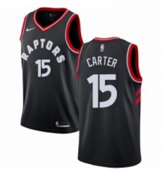 Womens Nike Toronto Raptors 15 Vince Carter Swingman Black Alternate NBA Jersey Statement Edition Womens Nike Toronto Raptors 15 Vince Carter Swingman Black Alternate NBA Jersey Statement Edition