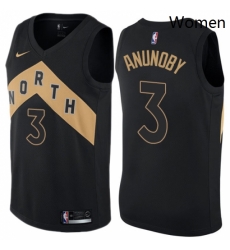 Womens Nike Toronto Raptors 3 OG Anunoby Swingman Black NBA Jersey City Edition Womens Nike Toronto Raptors 3 OG Anunoby Swingman Black NBA Jersey City Edition