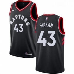Womens Nike Toronto Raptors 43 Pascal Siakam Swingman Black Alternate NBA Jersey Statement Edition