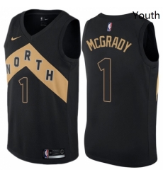 Youth Nike Toronto Raptors 1 Tracy Mcgrady Swingman Black NBA Jersey City Edition Youth Nike Toronto Raptors 1 Tracy Mcgrady Swingman Black NBA Jersey City Edition