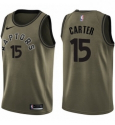Youth Nike Toronto Raptors 15 Vince Carter Swingman Green Salute to Service NBA Jersey Youth Nike Toronto Raptors 15 Vince Carter Swingman Green Salute to Service NBA Jersey