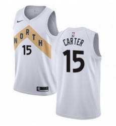 Youth Nike Toronto Raptors 15 Vince Carter Swingman White NBA Jersey City Edition Youth Nike Toronto Raptors 15 Vince Carter Swingman White NBA Jersey City Edition