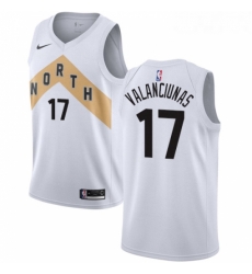 Youth Nike Toronto Raptors 17 Jonas Valanciunas Swingman White NBA Jersey City Edition Youth Nike Toronto Raptors 17 Jonas Valanciunas Swingman White NBA Jersey City Edition