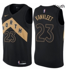 Youth Nike Toronto Raptors 23 Fred VanVleet Swingman Black NBA Jersey City Edition Youth Nike Toronto Raptors 23 Fred VanVleet Swingman Black NBA Jersey City Edition