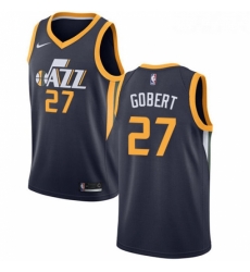 Womens Nike Utah Jazz 27 Rudy Gobert Swingman Navy Blue Road NBA Jersey Icon Edition