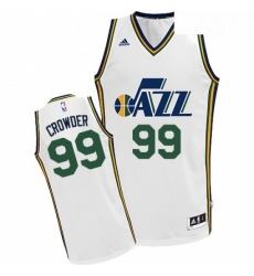 Youth Adidas Utah Jazz 99 Jae Crowder Swingman White Home NBA Jersey Youth Adidas Utah Jazz 99 Jae Crowder Swingman White Home NBA Jersey