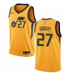 Youth Nike Utah Jazz 27 Rudy Gobert Swingman Gold NBA Jersey Statement Edition Youth Nike Utah Jazz 27 Rudy Gobert Swingman Gold NBA Jersey Statement Edition
