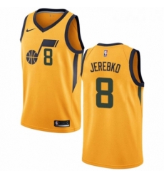 Youth Nike Utah Jazz 8 Jonas Jerebko Authentic Gold NBA Jersey Statement Edition Youth Nike Utah Jazz 8 Jonas Jerebko Authentic Gold NBA Jersey Statement Edition