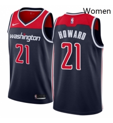 Womens Nike Washington Wizards 21 Dwight Howard Swingman Navy Blue NBA Jersey Statement Edition 