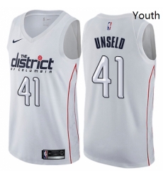 Youth Nike Washington Wizards 41 Wes Unseld Swingman White NBA Jersey City Edition Youth Nike Washington Wizards 41 Wes Unseld Swingman White NBA Jersey City Edition