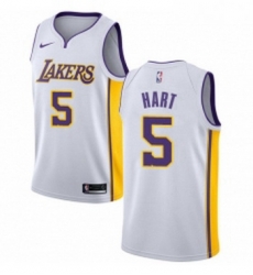 Womens Nike Los Angeles Lakers 5 Josh Hart Swingman White NBA Jersey Association Edition 