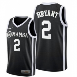 Youth Los Angeles Lakers 2 Kobe Bryant Mamba Black Stitched NBA Jersey