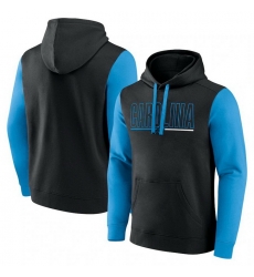 Men Blue Carolina Panthers Outline Pullover Hoodie Men Blue Carolina Panthers Outline Pullover Hoodie