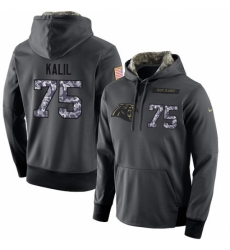 NFL Mens Nike Carolina Panthers 75 Matt Kalil Stitched Black Anthracite Salute to Service Player Performance Hoodie NFL Mens Nike Carolina Panthers 75 Matt Kalil Stitched Black Anthracite Salute to Service Player Performance Hoodie