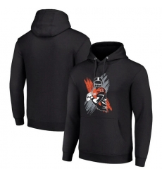Men Starter Black Cincinnati Bengals Player X Fleece Pullover Hoodie Men Starter Black Cincinnati Bengals Player X Fleece Pullover Hoodie