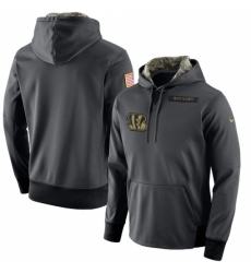 NFL Mens Cincinnati Bengals Nike Anthracite Salute to Service Player Performance Hoodie NFL Mens Cincinnati Bengals Nike Anthracite Salute to Service Player Performance Hoodie