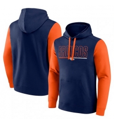 Men Orange Denver Broncos Outline Pullover Hoodie Men Orange Denver Broncos Outline Pullover Hoodie
