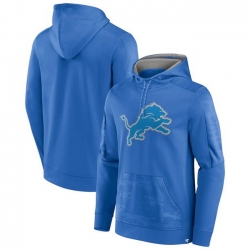 Men Detroit Lions Blue On The Ball Pullover Hoodie