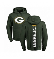 Football Green Bay Packers 87 Jace Sternberger Green Backer Hoodie