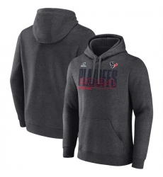 Men Houston Texans Charcoal 2024 Playoffs Pullover Hoodie Men Houston Texans Charcoal 2024 Playoffs Pullover Hoodie