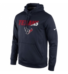 NFL Houston Texans Nike Kick Off Staff Performance Pullover Hoodie Navy