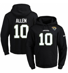 NFL Mens Nike Jacksonville Jaguars 10 Brandon Allen Black Name Number Pullover Hoodie