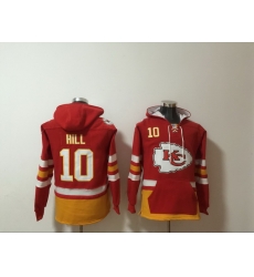 Men Nike Kansas City Chiefs Tyreek Hill 10 NFL Winter Thick Hoodie